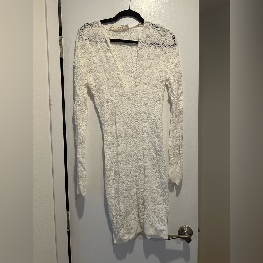 Stunning Fitted Jen’s Pirate Booty French Lace Dress Size M/L